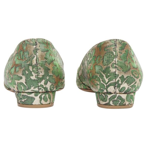 Rupert Sanderson Aga brocade embellished pointy flats - Picture 4 of 6